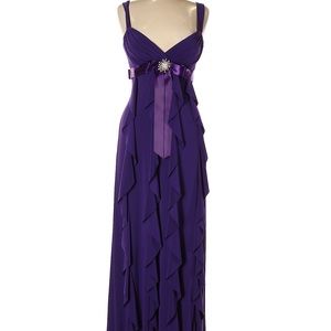 Betsey & Adam Formal Purple Gown Size 20 EUC